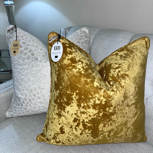 1-NET CALLISTO HOME VELVET DECORATIVE PILLOWS (Read description for details)